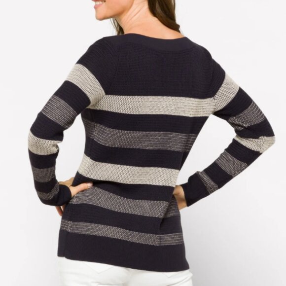 Cotton Blend Waffle Stitch Sweater - NWOT - XXL - Picture 3 of 14